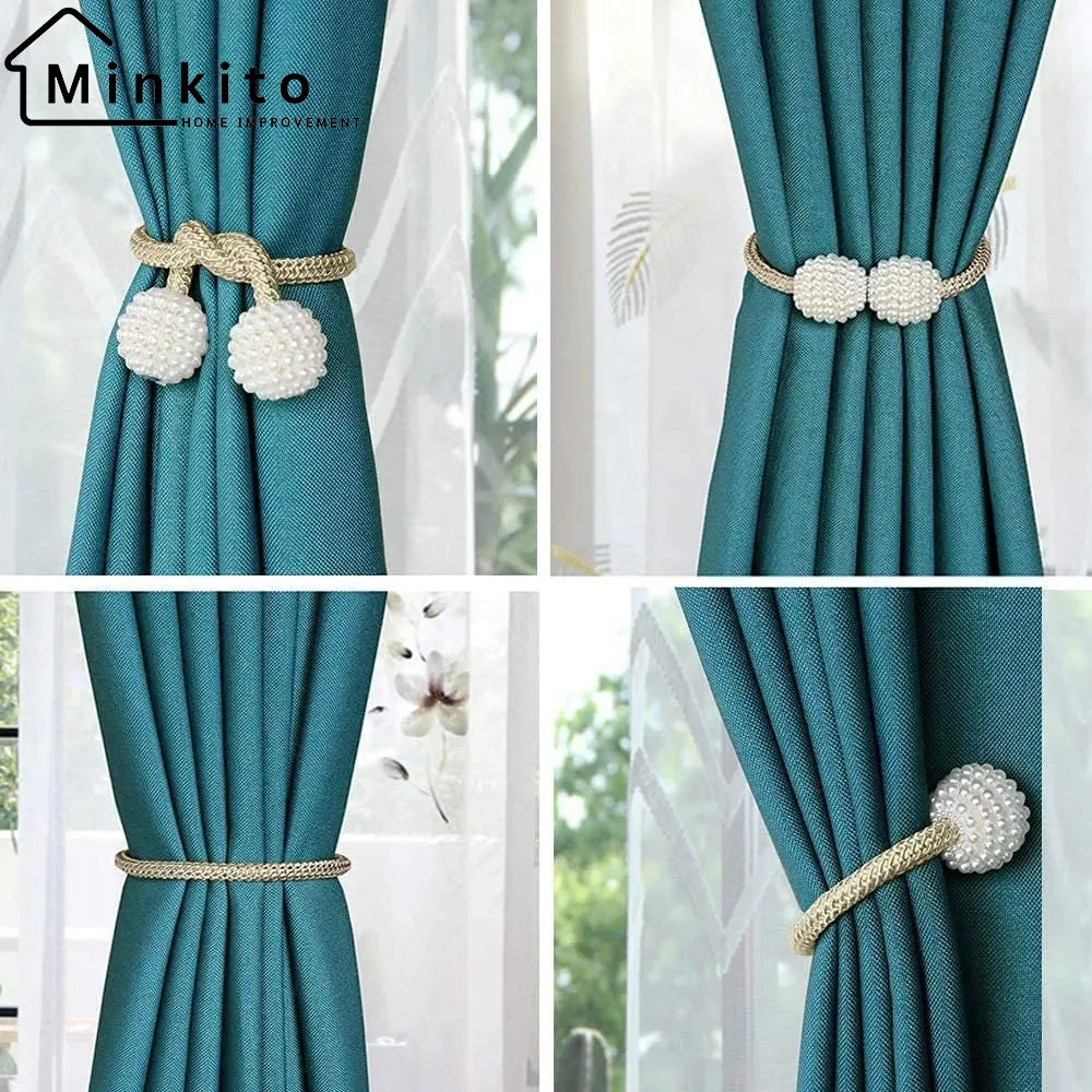 Minkito™ Pearl Magnetic Curtain  Holders