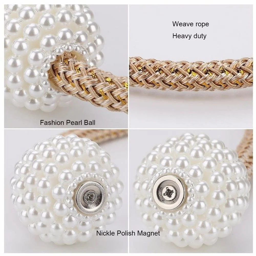 Minkito™ Pearl Magnetic Curtain  Holders